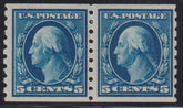 US Washington - Franklin #396 Mint\LH F+
